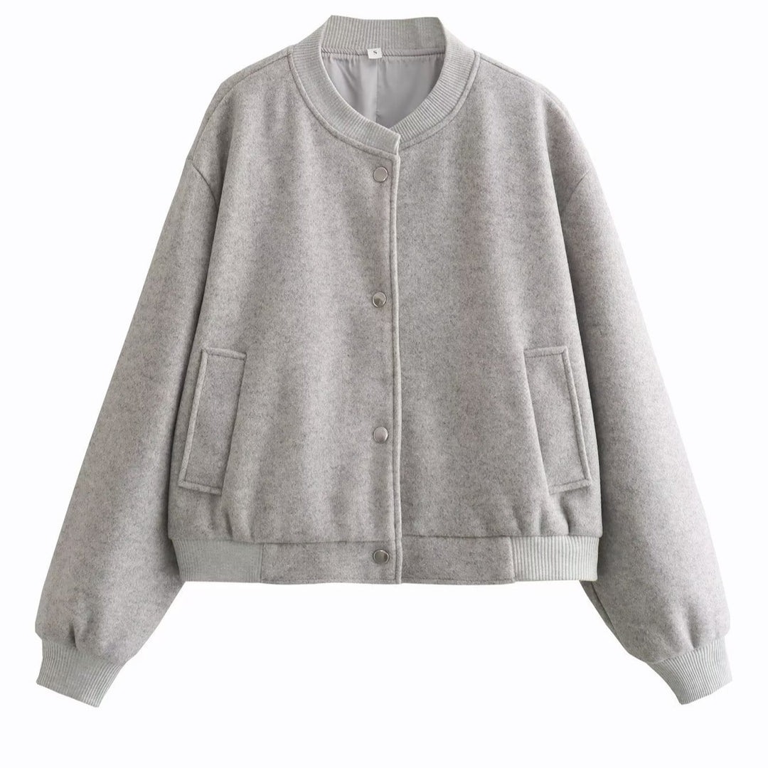 Women’s button sports jacket with practical pockets Lune London