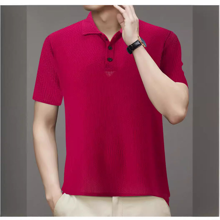 Men's Chic Structured Polo and Style