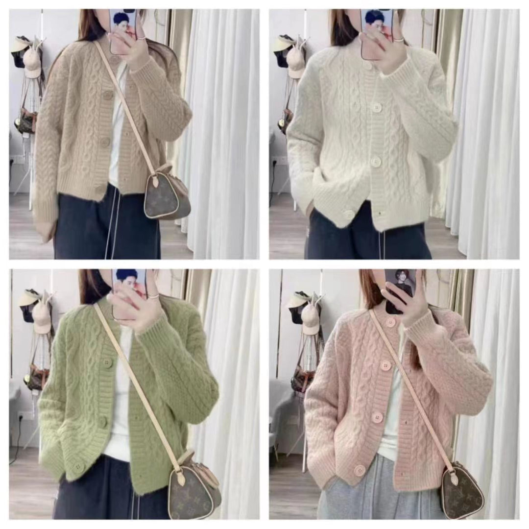 Cardigan confortable pour femmes avec motif en cable Chic & Stil 1772285547