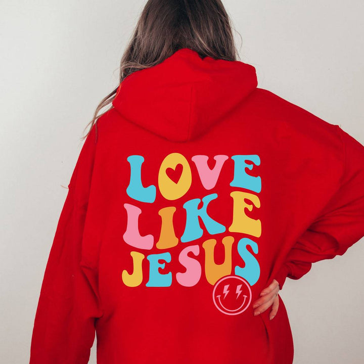 Women's Oversized Hoodie with Colorful Print Chic & Stil