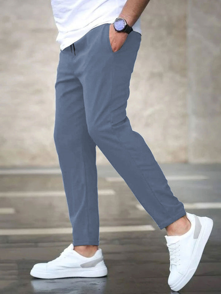 Casual chino pants for men with elastic waist Lune London