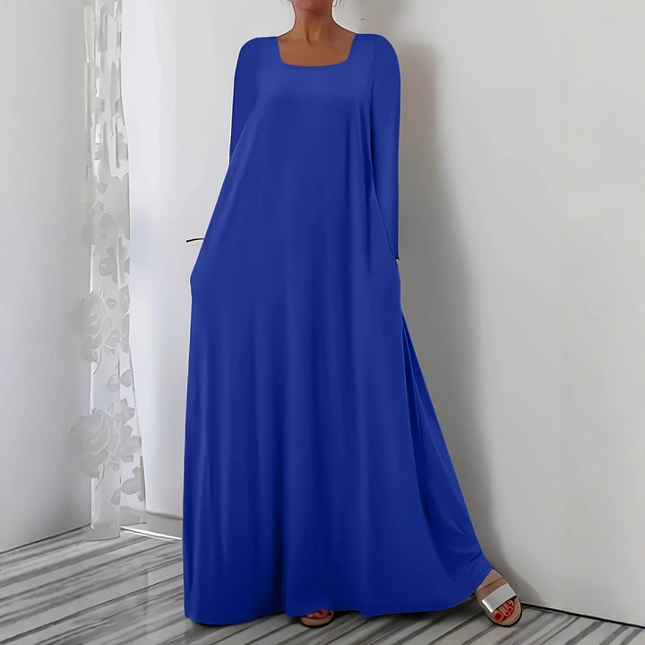 Lune London Loose Maxi Dress for Women with Practical Pockets