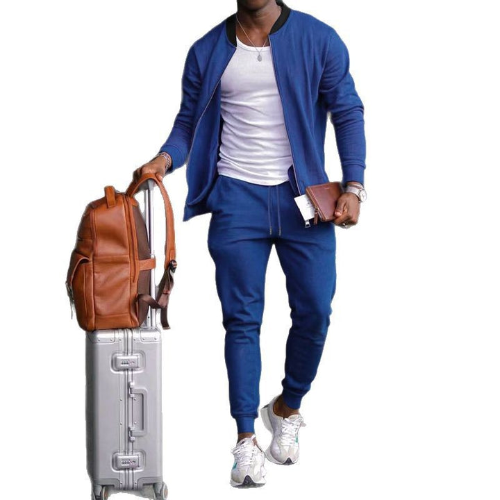 Men's sporty travel set with light jacket and jogger pants Lune London