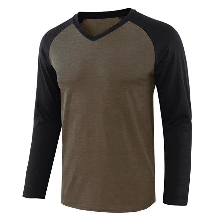 Casual long sleeve T-shirt for women with V-neck and raglan sleeves Lune London