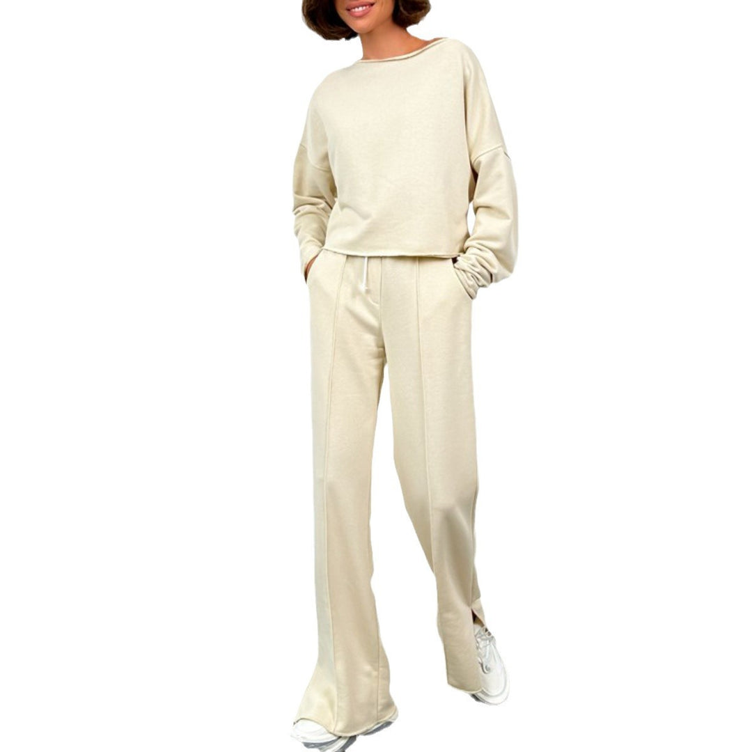 Lune London women's sports sweatshirt and loose jogger pants set
