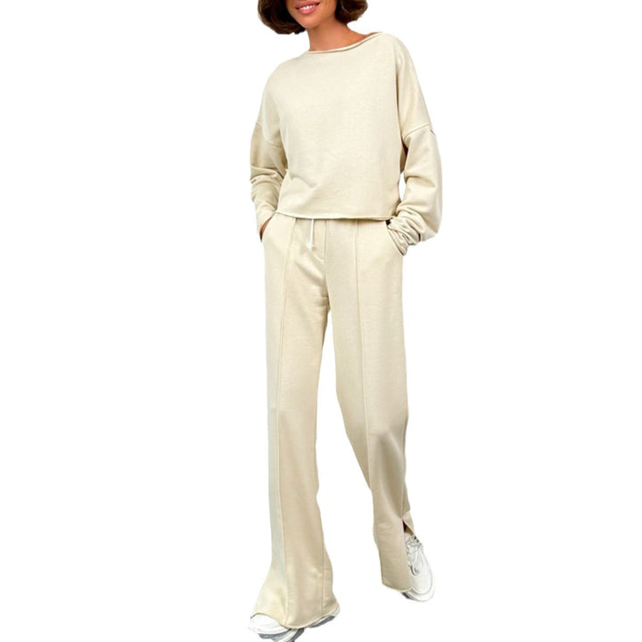 Lune London women's sports sweatshirt and loose jogger pants set