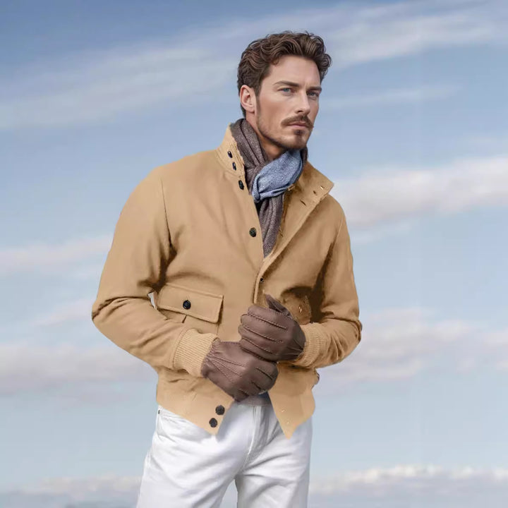 Leisure jacket for men with a sporty style featuring practical pockets Lune London