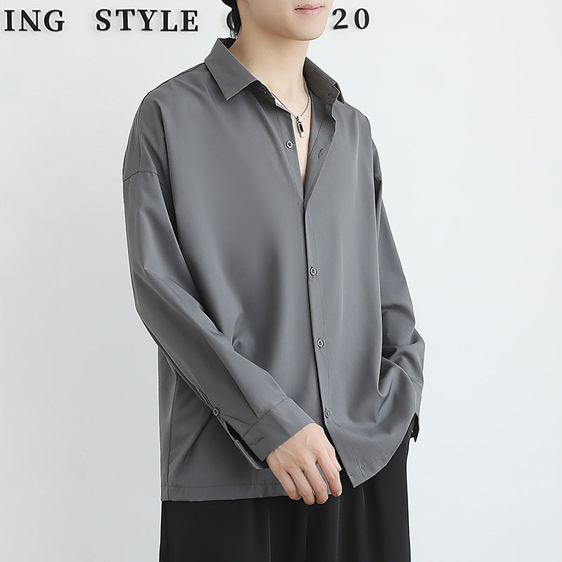 Elegantly tailored long-sleeve shirt for men in high-quality fabric Lune London