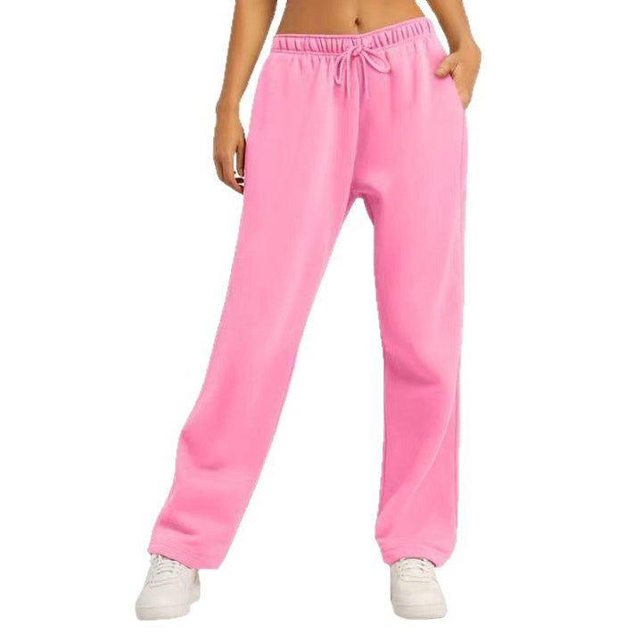 Women's casual leisure pants with high wearing comfort and elastic waistband Chic & Stil