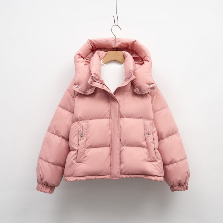 Women's Puffer Jacket with Detachable Hood and Voluminous Fit Lune London