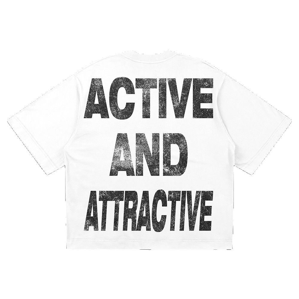 Women's Oversized T-Shirt with Dynamic Sports Design Chic & Stil