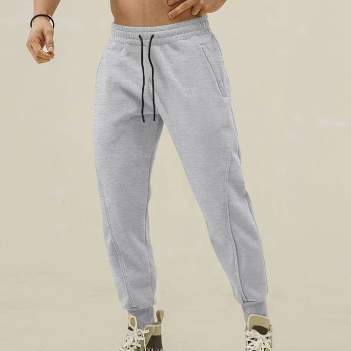Comfortable sports pants for men with adjustable waistband and side pockets Lune London