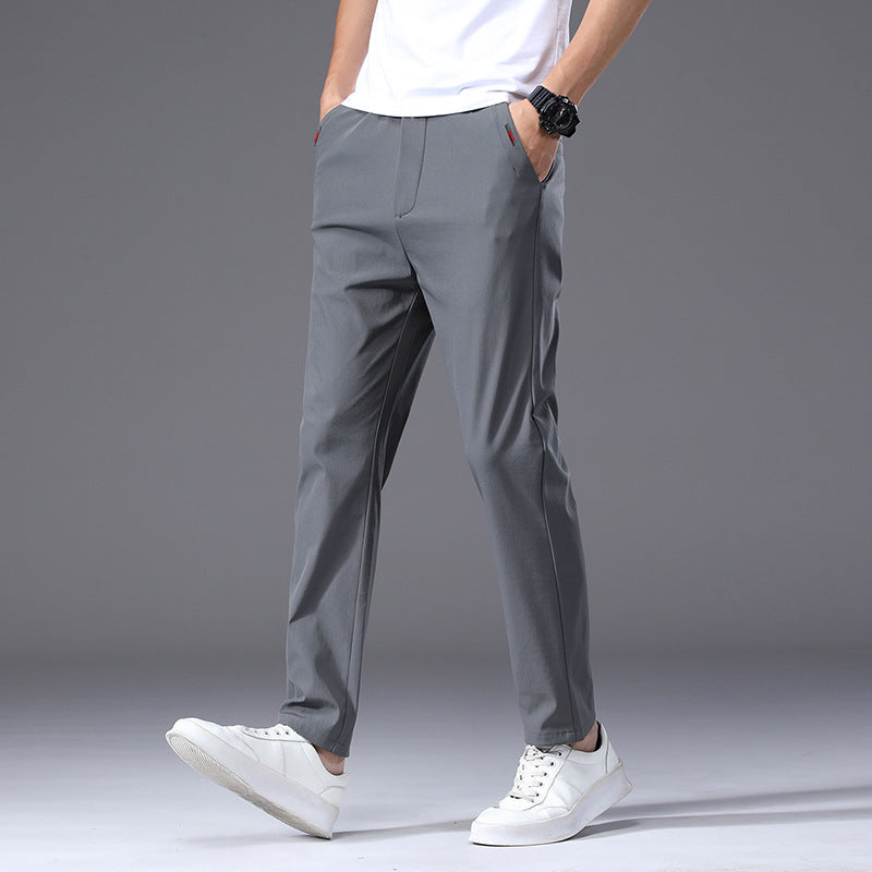 Men's chino pants, stylish and comfortable, with elastic waist Lune London