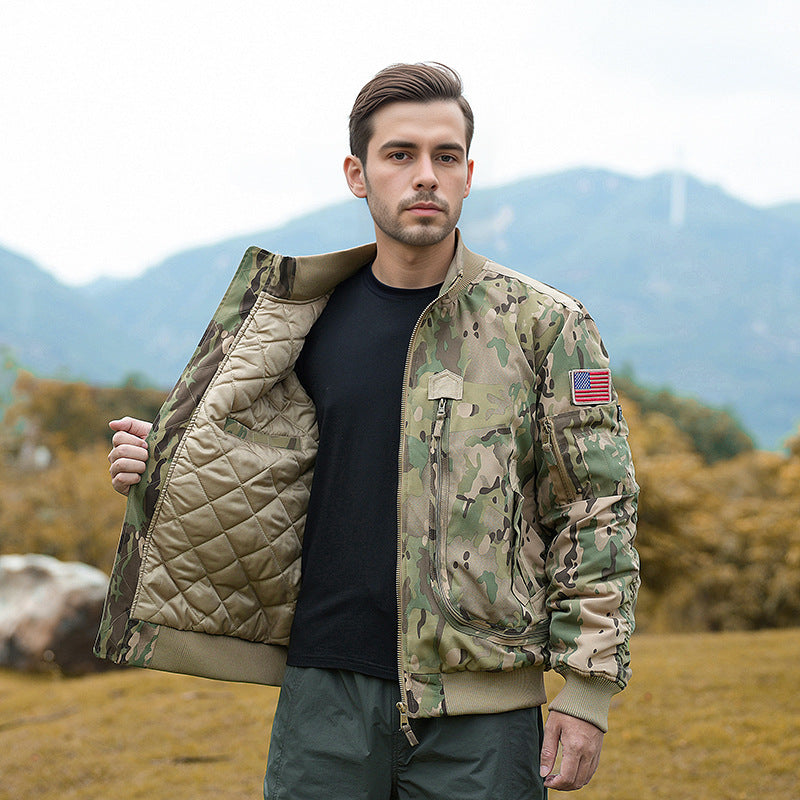 Modern bomber jacket for men with insulated lining and practical pockets Lune London