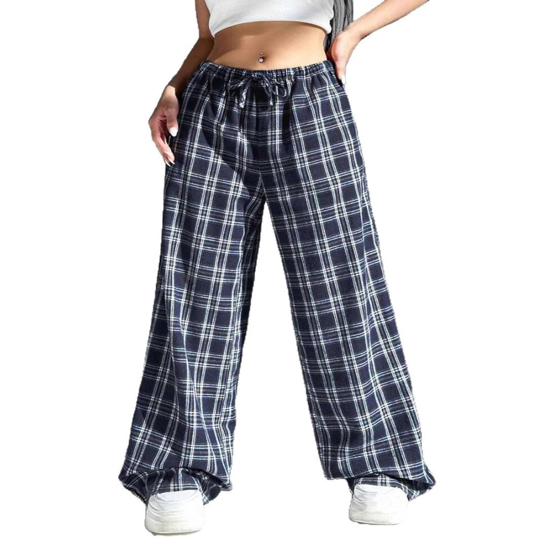 Casual checkered lounge pants women Chic and Style