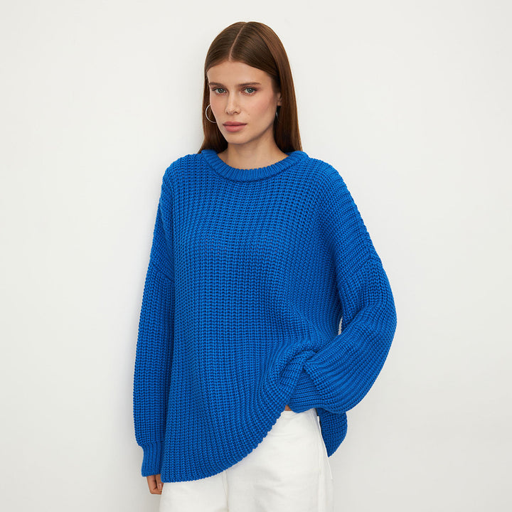 Casual knit sweater for women with a loose fit Lune London