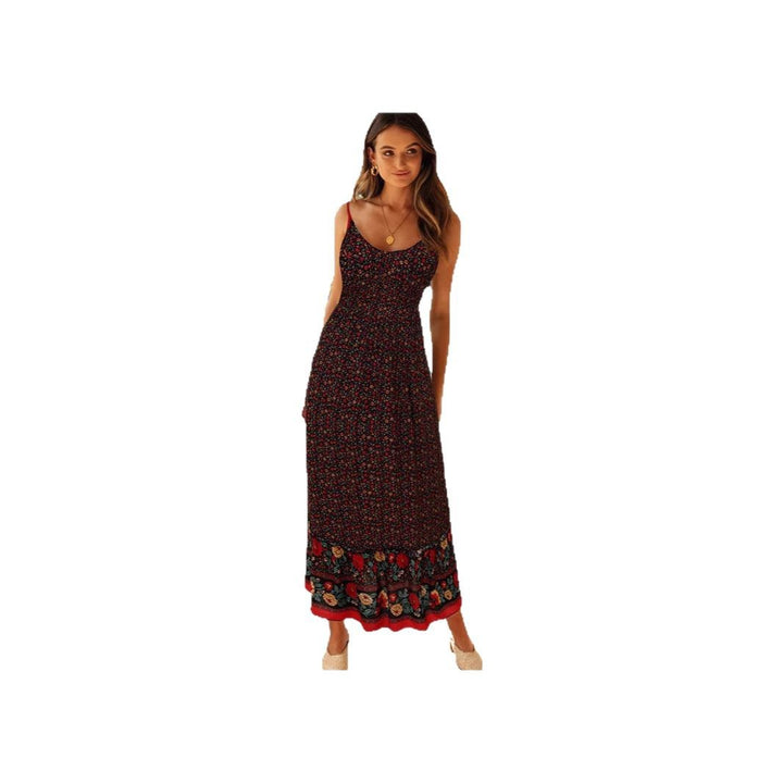 Lune London Floral Pattern Maxi Dress for Women