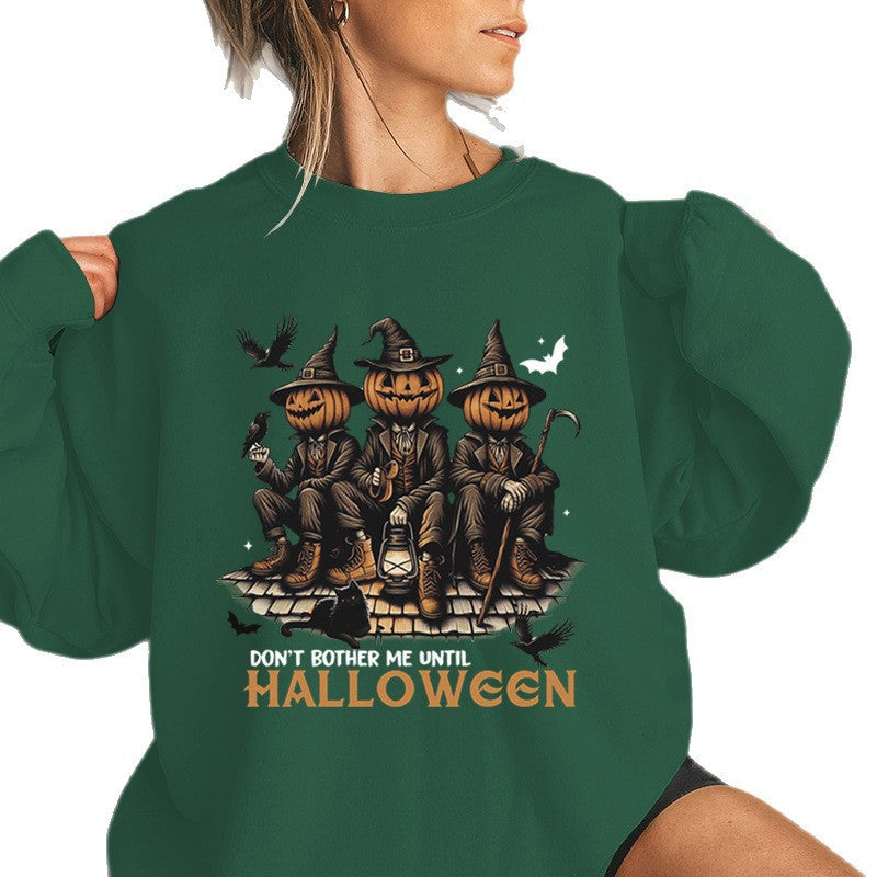 Sweat-shirt pour femmes avec motif d'Halloween saisonnier et coupe confortable Chic & Stil
