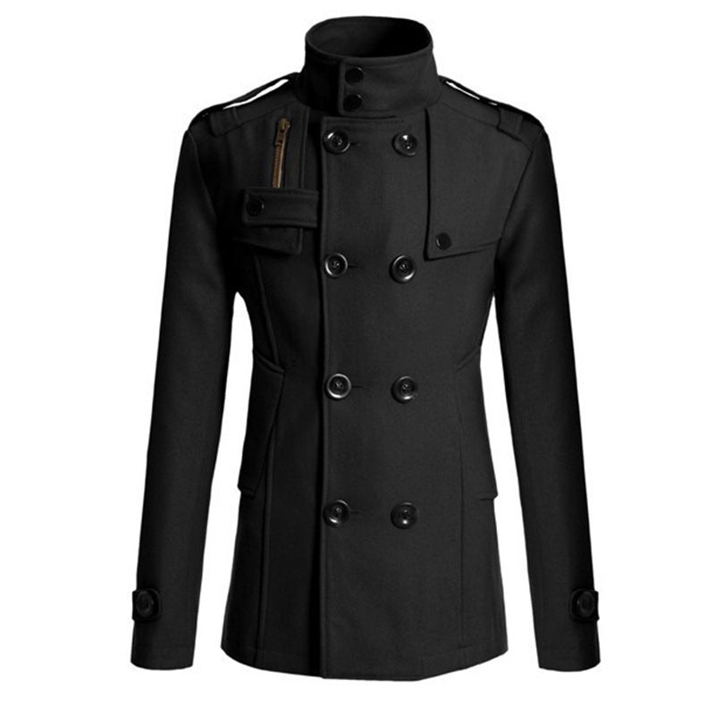 Fashionable women's trench coat with asymmetrical cut and practical pockets Lune London