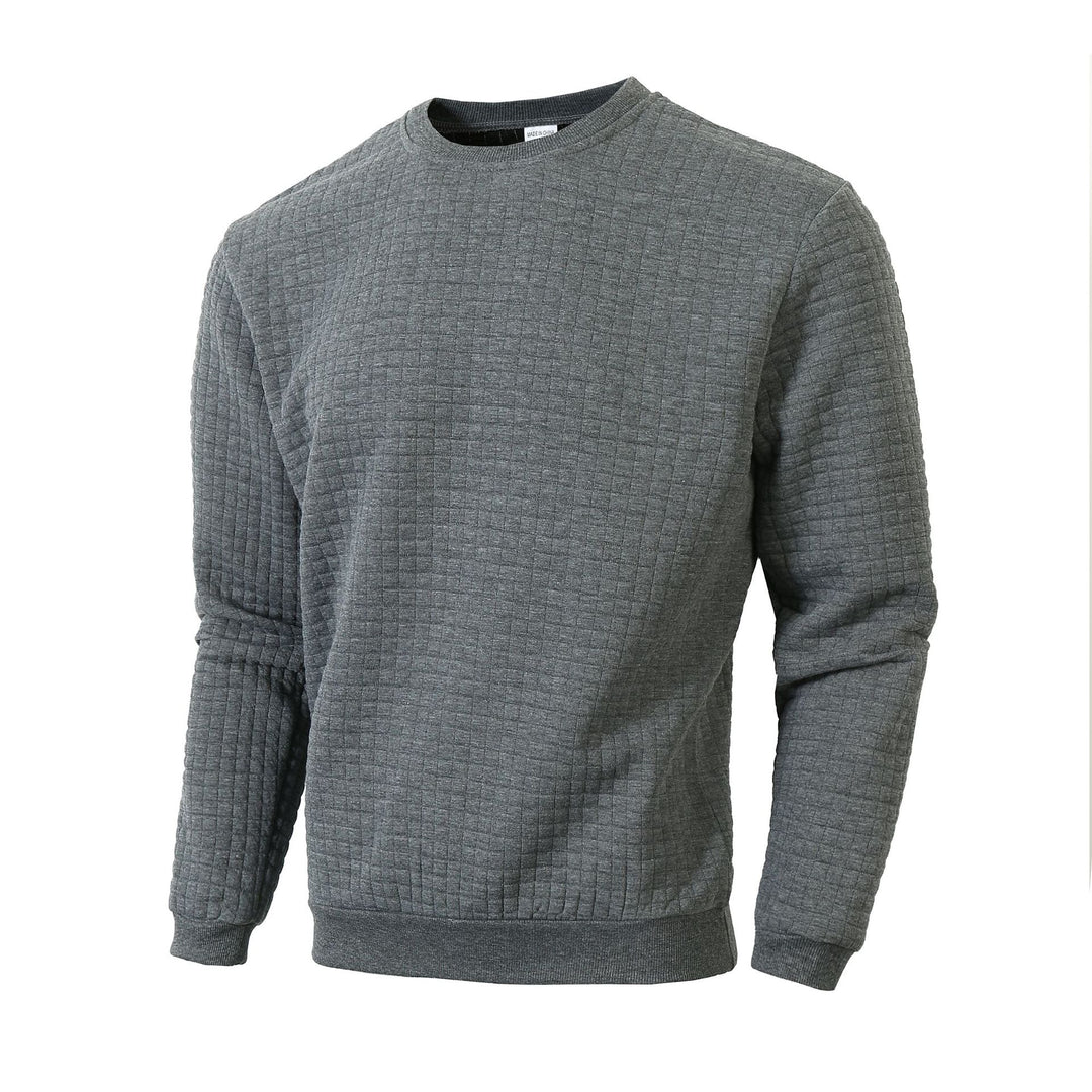 Men's sweater with textured design and round neckline Lune London
