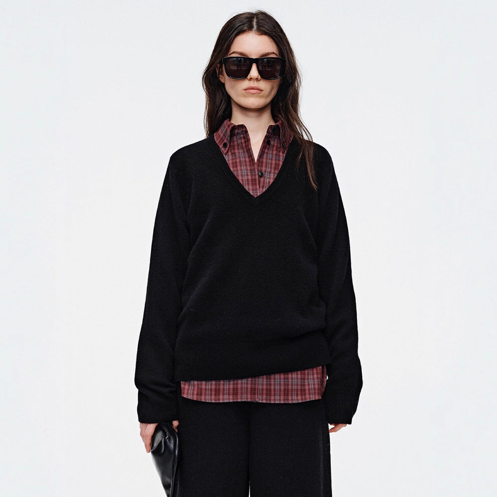 Pull Douillet Femme Col V Chic & Stil