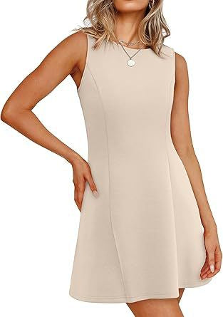 Sleeveless A-line dress for women with timeless cut Lune London