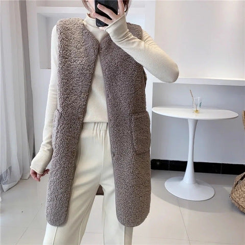 Women Long Fleece Jacket Lune London