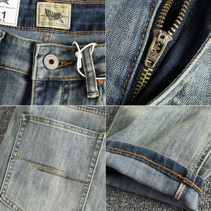 Slim fit jeans for women with a comfortable cut and a casual vintage look Lune London