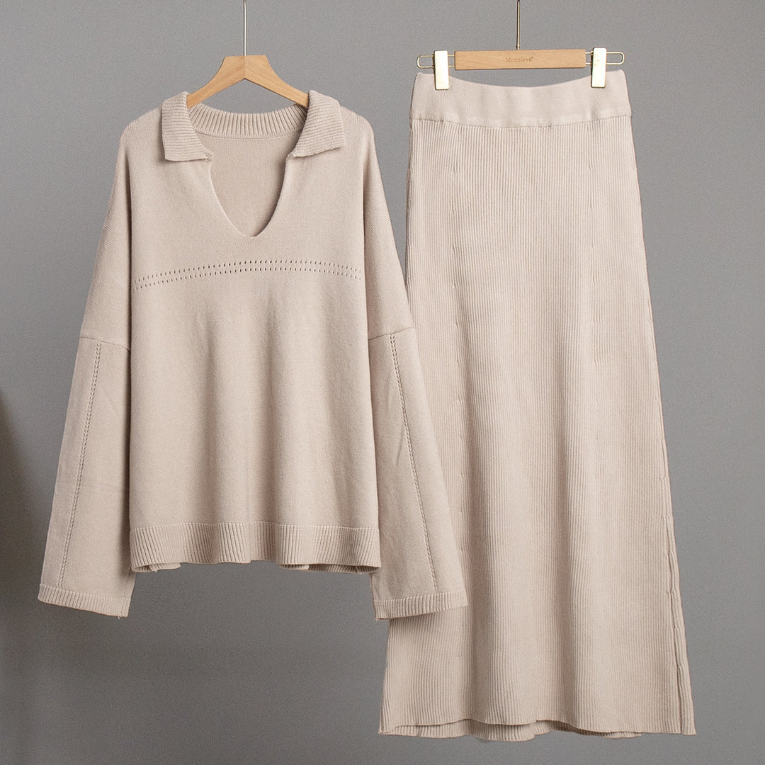 Femme Pull en tricot doux avec motif en dentelle moderne Chic & Stil