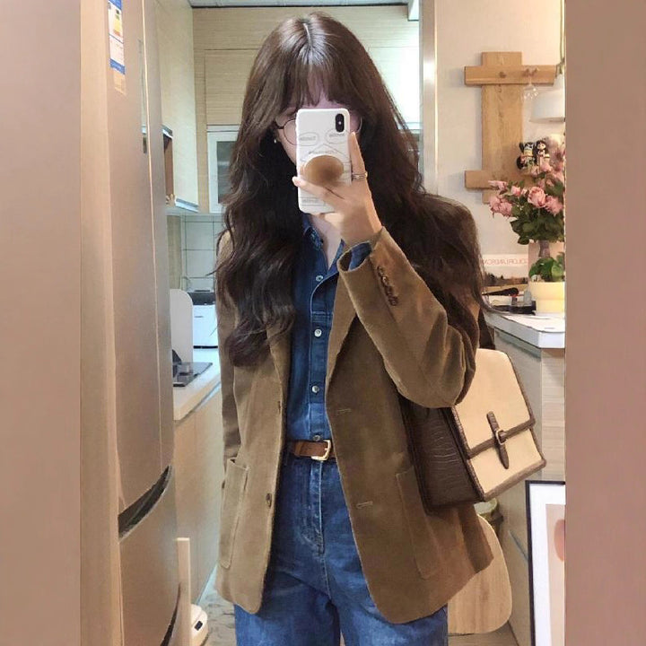 Blazer à cordon tendance pour femmes Chic & Stil