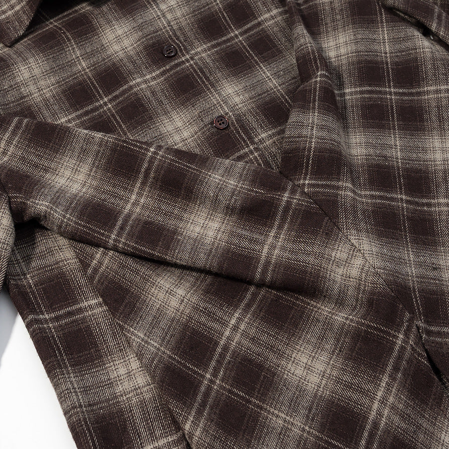 Chemise à carreaux pour femmes avec un design innovant enroulé Chic & Stil