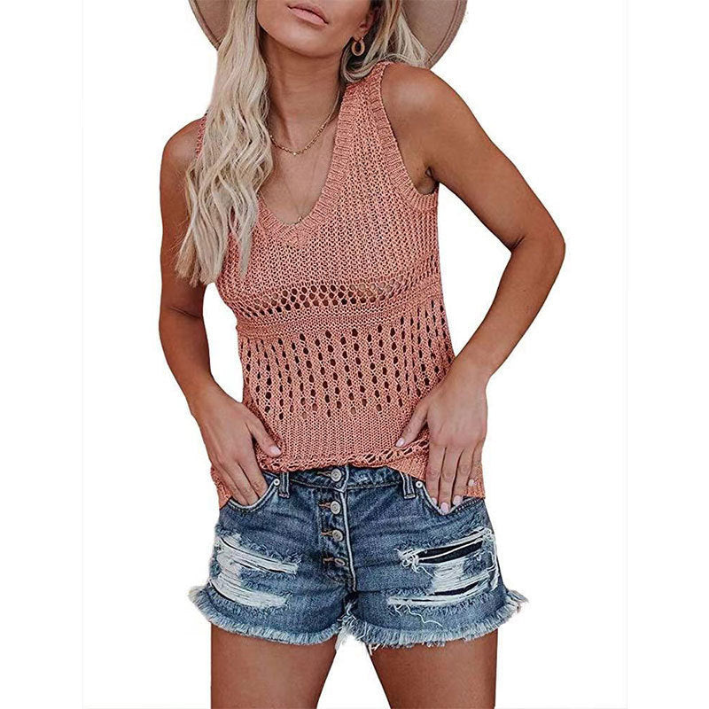 Women's knit top with a versatile diamond pattern Lune London