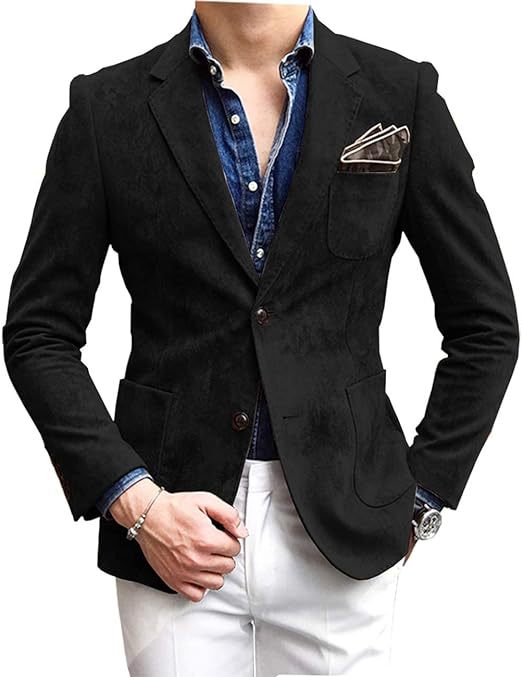 Elegant velvet jacket for men with a modern cut and refined details Lune London