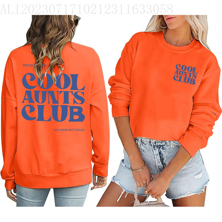 Sweatshirt pour femme avec motif de club cool Chic & Stil