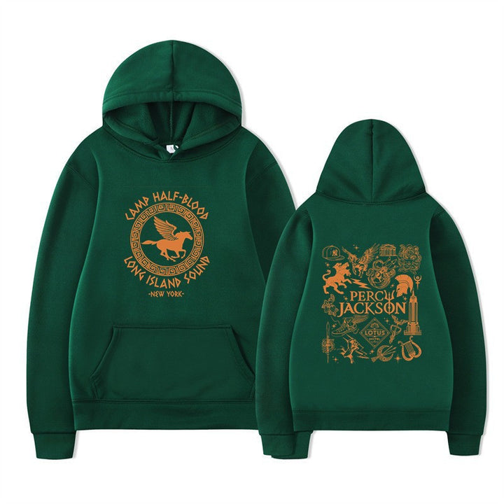 Women's hoodie with artistic mythology print Chic & Stil