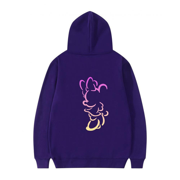 Women's hoodie with artistic cloud design and soft inner lining Chic & Stil