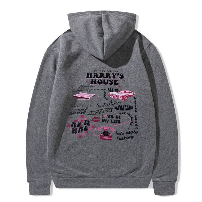 Women's Hooded Sweatshirt with Unique Graphic Design Lune London
