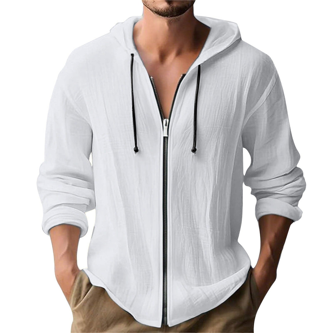Men's Casual Hoodie Jacket with Zipper Lune London