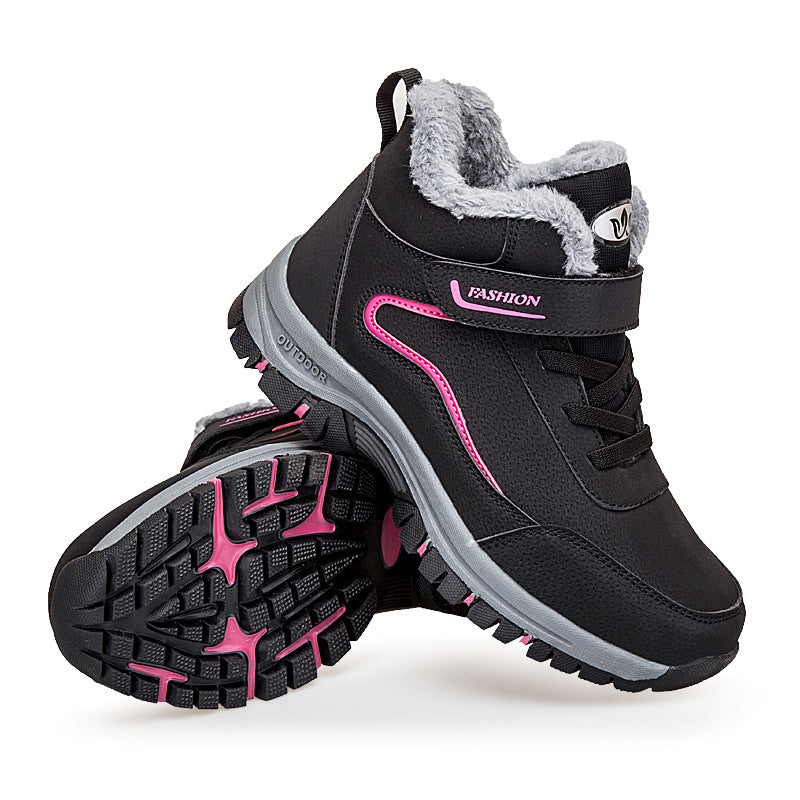 Lune London | Women's Warm Insulated Outdoor Hiking Shoes with Adjustable Velcro