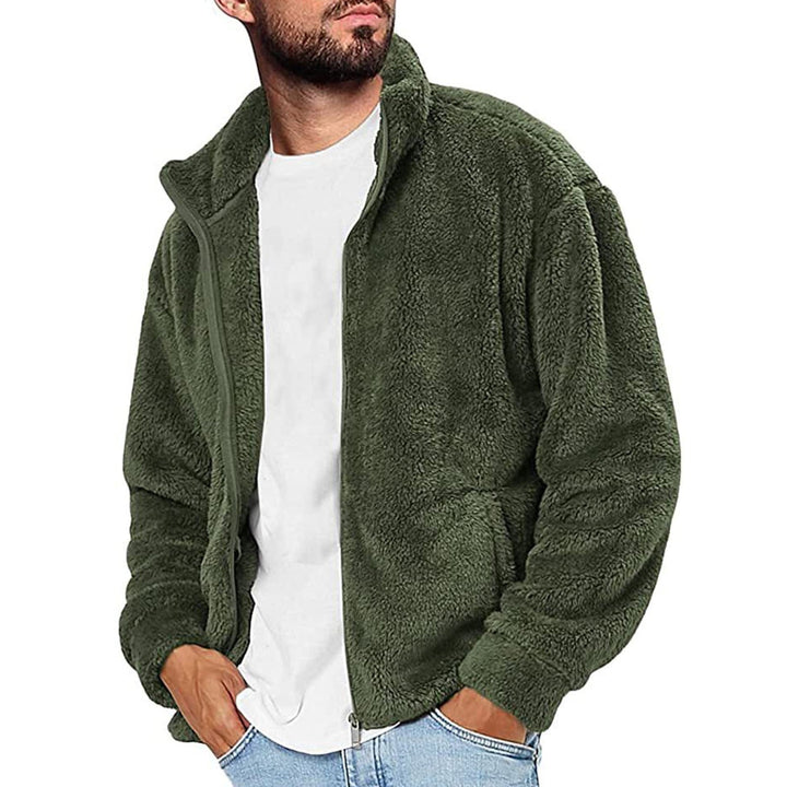 Men's Fleece Jacket with Soft Inner Lining and Practical Pockets Lune London
