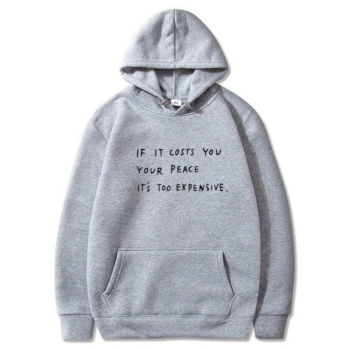 Women's hoodie with inspiring quote and comfortable fit Lune London