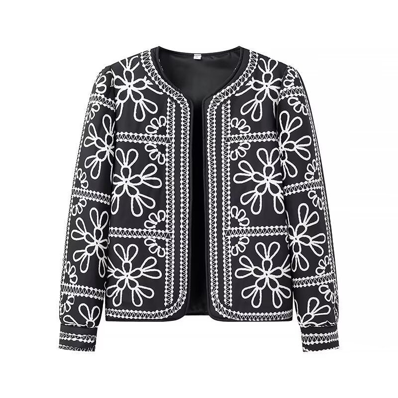 Veste florale à la mode pour femmes avec coupe élégante Chic & Stil