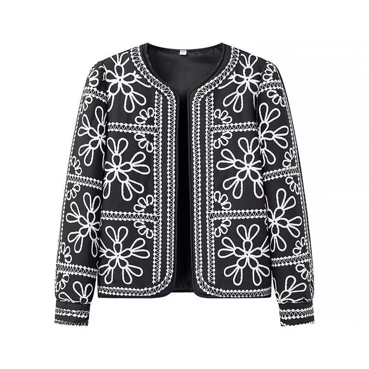 Veste florale à la mode pour femmes avec coupe élégante Chic & Stil