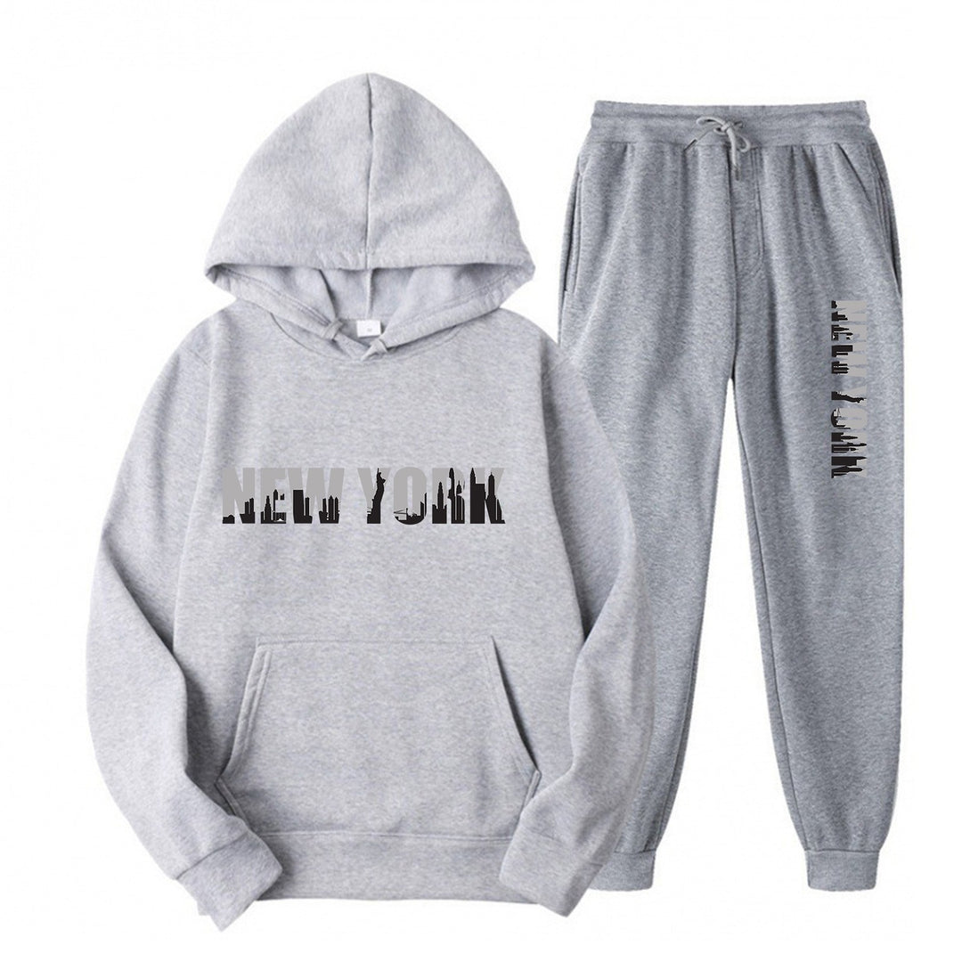Women's sporty tracksuit with stylized New York print Chic & Stil