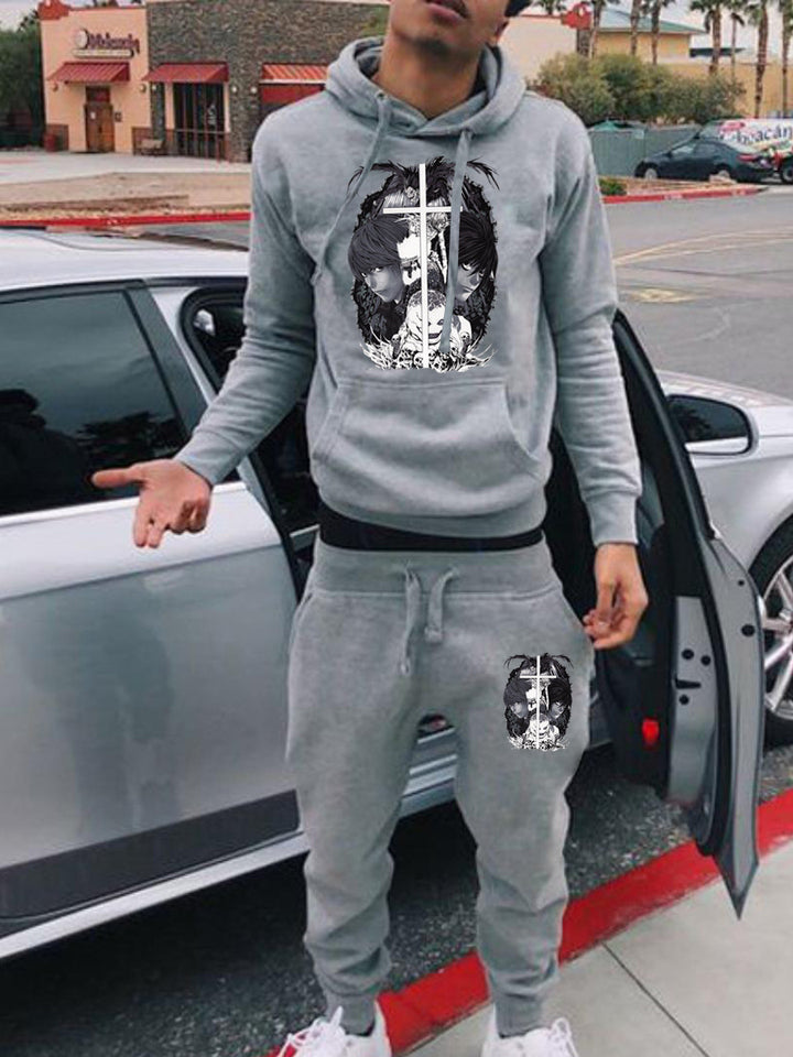 Women's hoodie and jogger set with unique graphic pattern Lune London