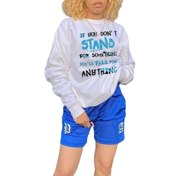 Women's sweatshirt with inspiring graphic print Lune London