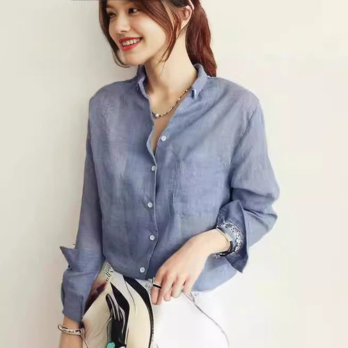 Lune London tailored lightweight button-up shirt and shorts set for women