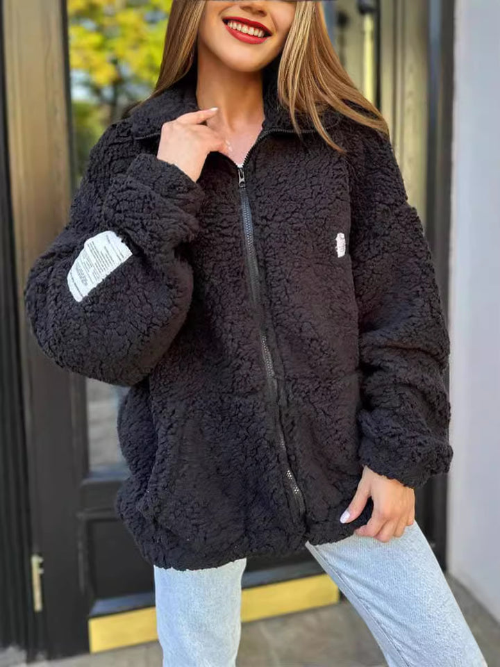 Zipped fleece jacket for women Lune London