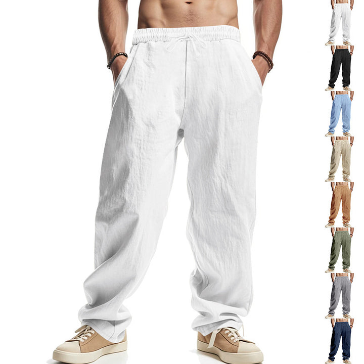 Casual pants for men with elastic waist and side pockets Lune London