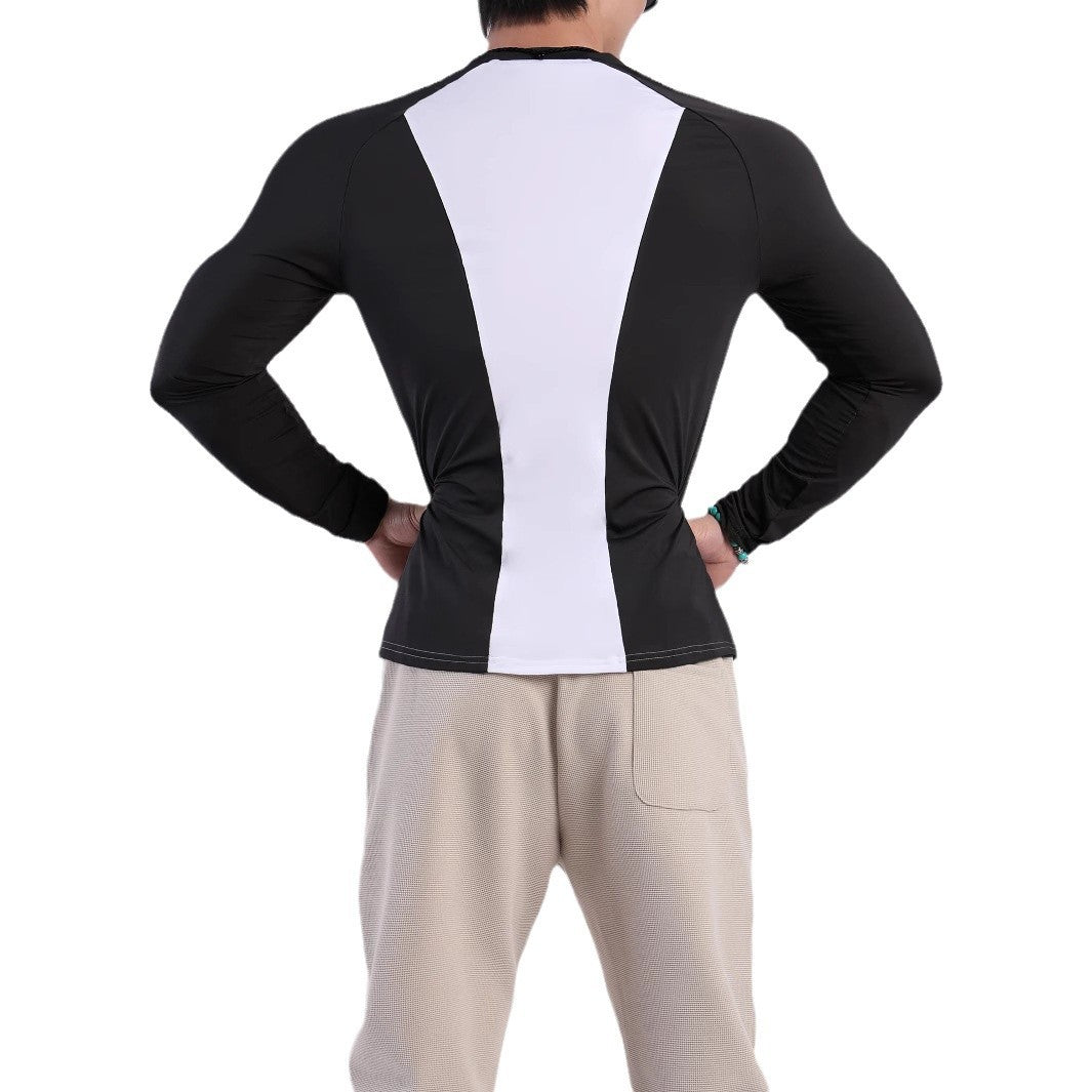 Long sleeve T-shirt for men with breathable inserts and ergonomic cut Lune London